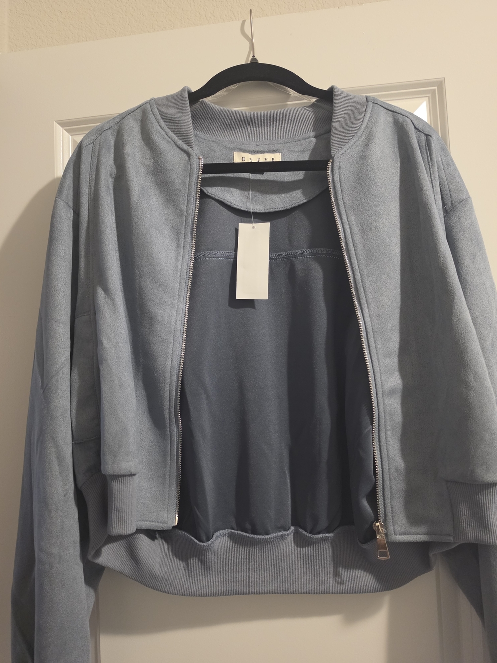HYFVE Light Blue Women's Bomber Jacket